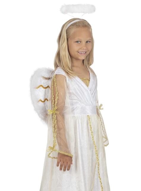 Disfraz de ángel Deluxe para niña - Funiglobal | Funidelia