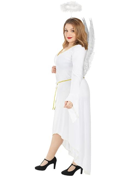 Disfraz de ángel para mujer talla grande - Funiglobal | Funidelia