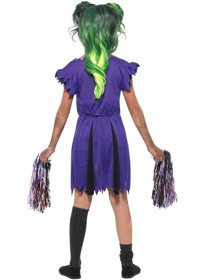 Disfraz de animadora zombie morado para niña - Smiffys | Funidelia