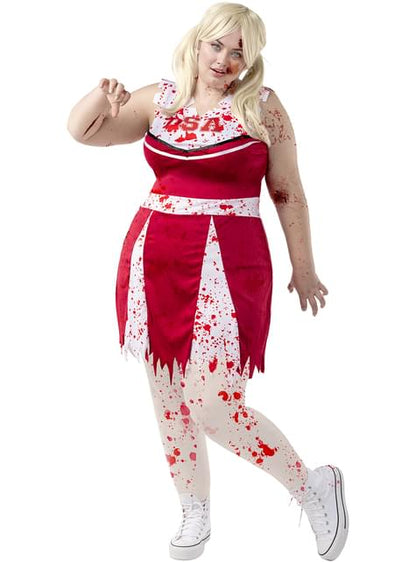Disfraz de animadora zombie para mujer talla grande - Funiglobal | Funidelia