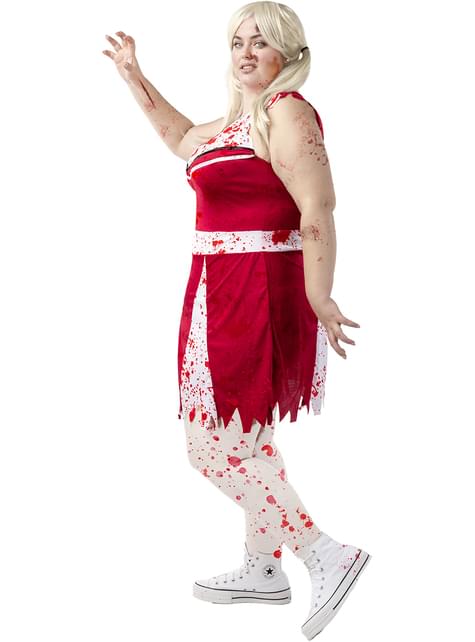 Disfraz de animadora zombie para mujer talla grande - Funiglobal | Funidelia