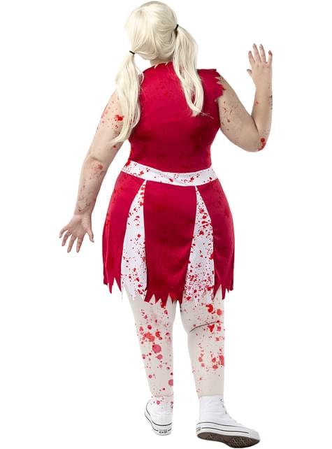 Disfraz de animadora zombie para mujer talla grande - Funiglobal | Funidelia