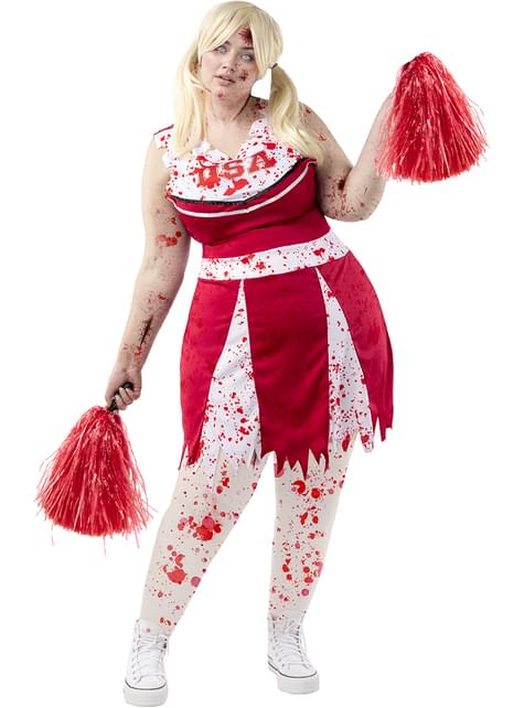 Disfraz de animadora zombie para mujer talla grande - Funiglobal | Funidelia