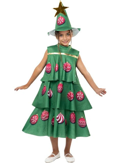 Disfraz de árbol de navidad para niña - Funiglobal | Funidelia