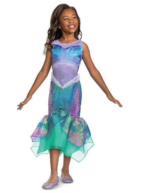 Disfraz de Ariel clásico para niña - La Sirenita Live Action