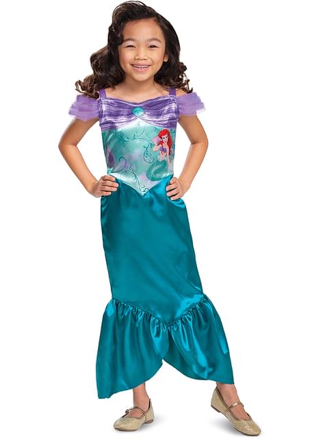 Disfraz de Ariel para niña - La Sirenita - Disguise | Funidelia