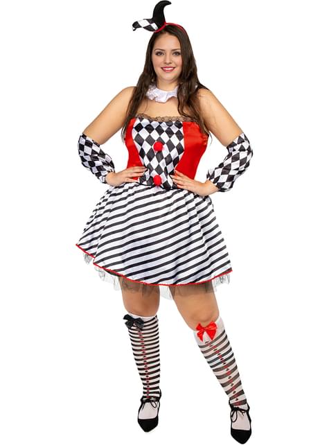 Disfraz de Arlequín para mujer talla grande - Funiglobal | Funidelia