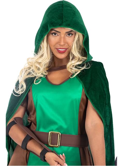 Disfraz de arquera Robin para mujer - Funiglobal | Funidelia