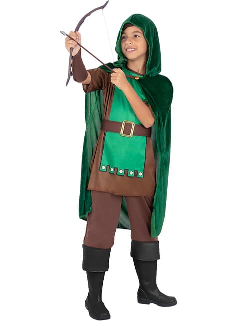 Disfraz de arquero Robin para niño - Funiglobal | Funidelia