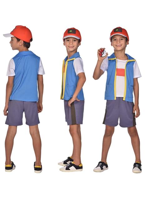 Disfraz de Ash para niño - Pokémon