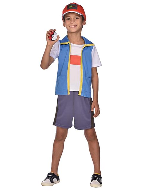 Disfraz de Ash para niño - Pokémon