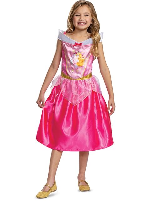 Disfraz de Aurora básico para niña - La Bella Durmiente - Disguise | Funidelia