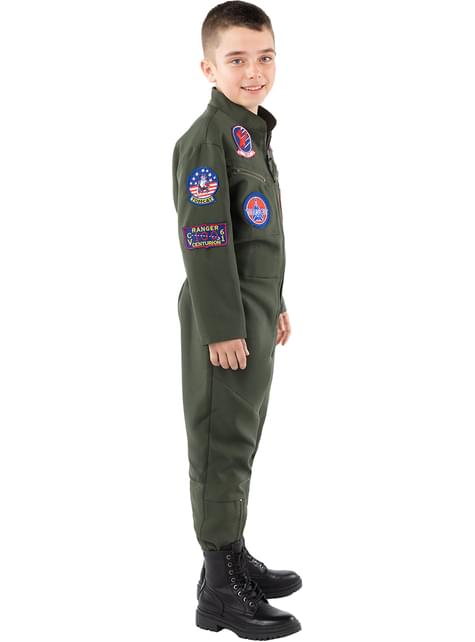 Disfraz de aviador de Top Gun para niño
