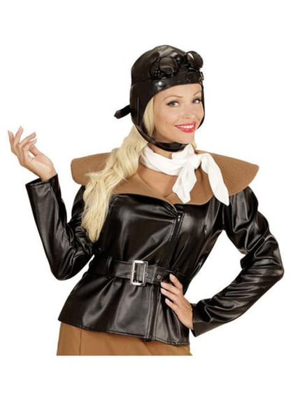 Disfraz de aviadora retro para mujer