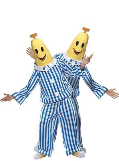 Disfraz de bananas en pijama