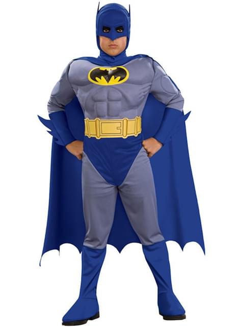 Disfraz de Batman the Brave and the Bold musculoso niño - Rubies USA | Funidelia