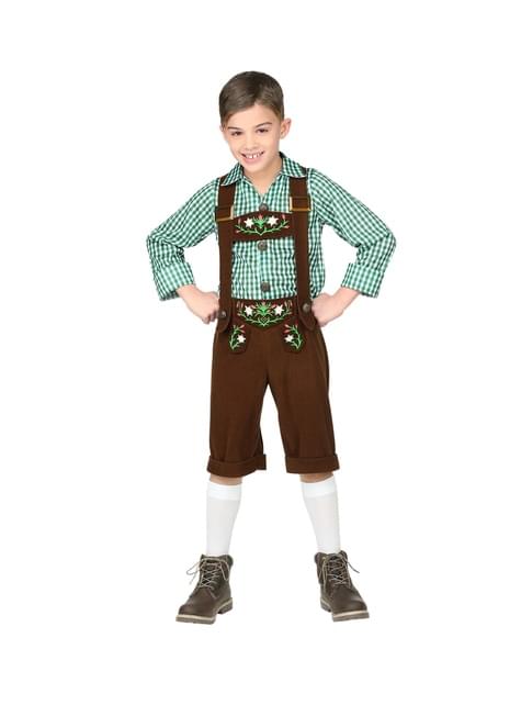 Disfraz de bávaro Oktoberfest para niño
