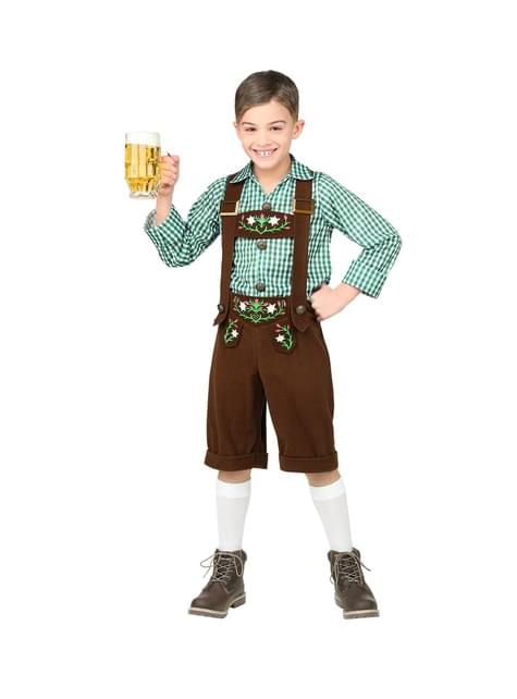 Disfraz de bávaro Oktoberfest para niño