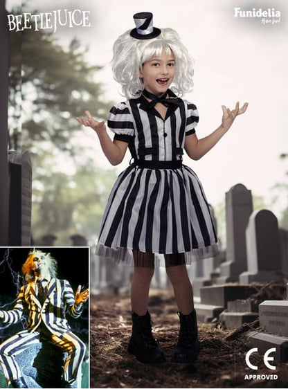 Disfraz de Beetlejuice para niña - Funiglobal | Funidelia