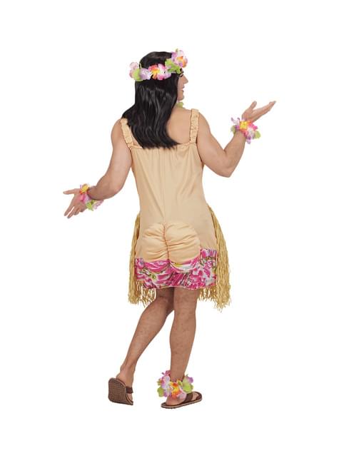 Disfraz de hawaiana para hombre