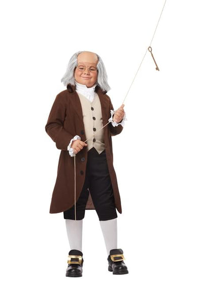 Disfraz de Benjamín Franklin para niño