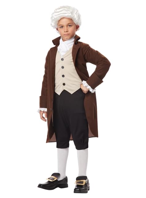 Disfraz de Benjamín Franklin para niño