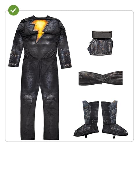 Disfraz de Black Adam para adulto - Dc comics - Funiglobal | Funidelia