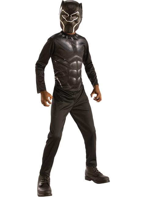 Disfraz de Black Panther clásico para niño - Los Vengadores: Endgame - Rubies USA | Funidelia