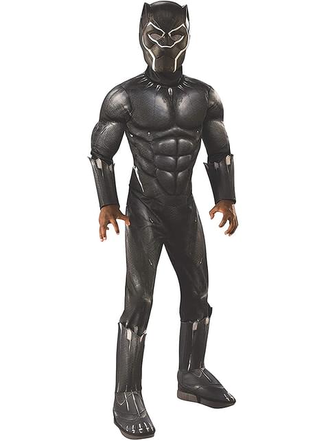 Disfraz de Black Panther deluxe para niño - Los Vengadores 4: Endgame - Rubies UK | Funidelia