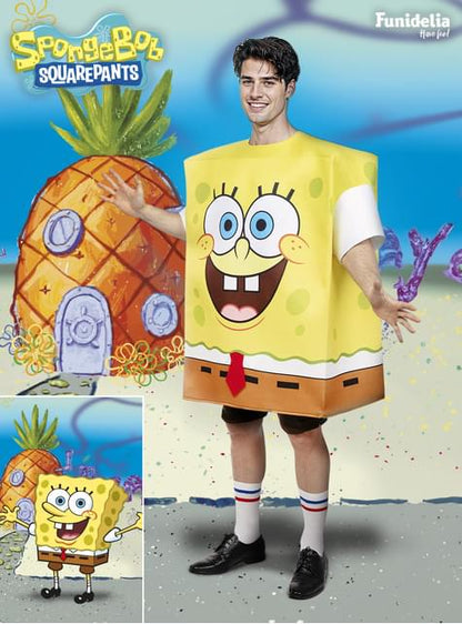 Disfraz de Bob Esponja para adulto - Funiglobal | Funidelia