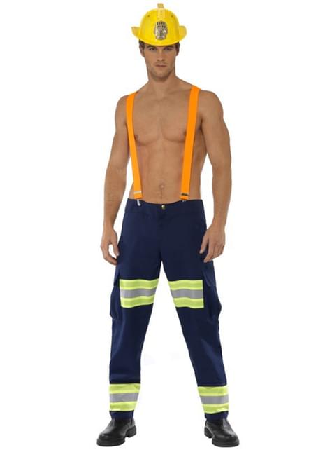 Disfraz de bombero fogoso Fever para hombre - Smiffys | Funidelia