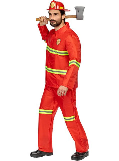 Disfraz de bombero para adulto - Funiglobal | Funidelia