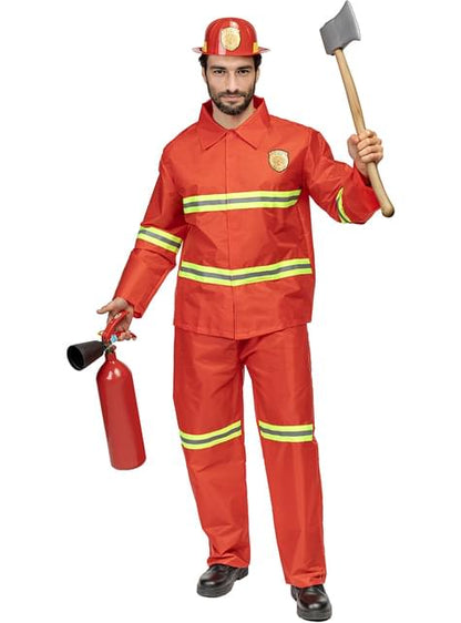 Disfraz de bombero para adulto - Funiglobal | Funidelia
