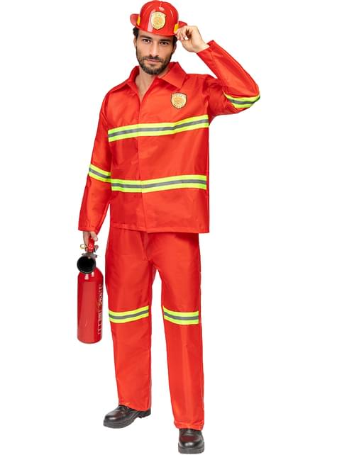 Disfraz de bombero para adulto - Funiglobal | Funidelia