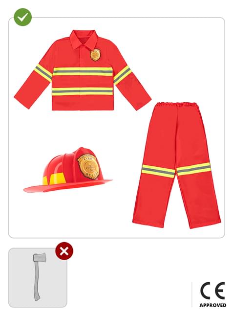 Disfraz de bombero para niños - Funiglobal | Funidelia