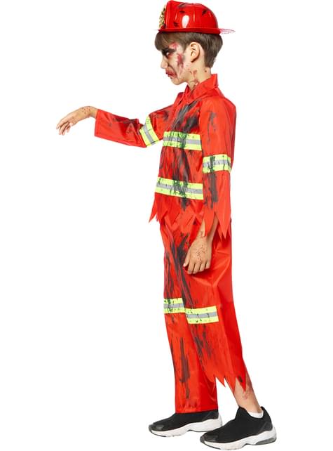 Disfraz de bombero zombie para niños - Funiglobal | Funidelia