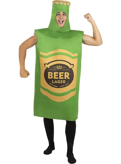 Disfraz de Botella de Cerveza verde para adulto - Funiglobal | Funidelia