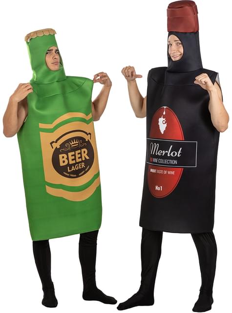 Disfraz de Botella de Cerveza verde para adulto - Funiglobal | Funidelia