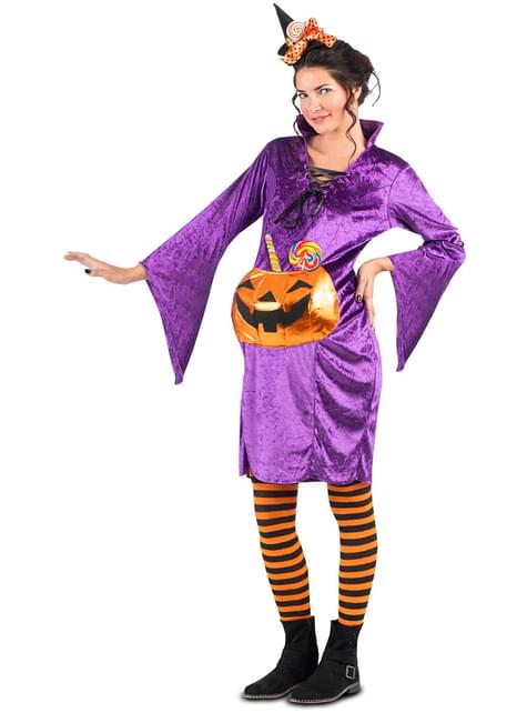 Disfraz de bruja calabaza para embarazada - My Other Me | Funidelia