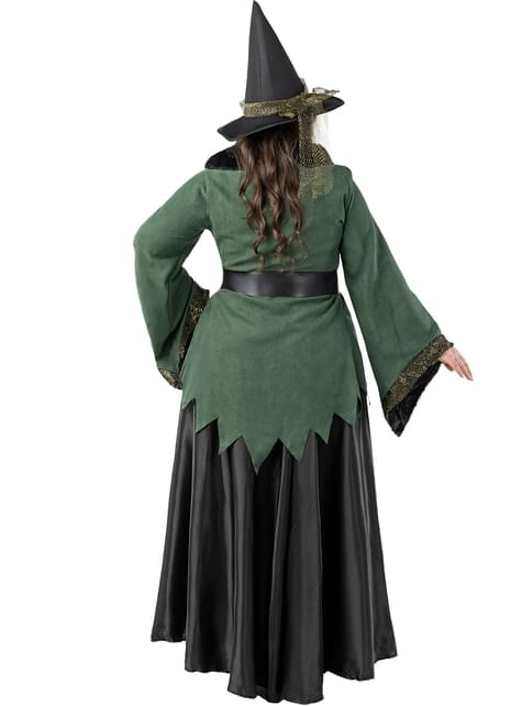 Disfraz de bruja deluxe para mujer talla grande - Funiglobal | Funidelia