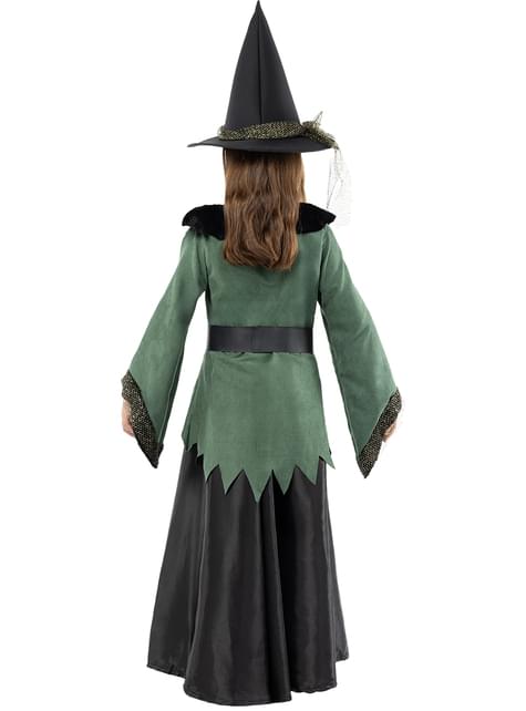 Disfraz de bruja deluxe para niña - Funiglobal | Funidelia