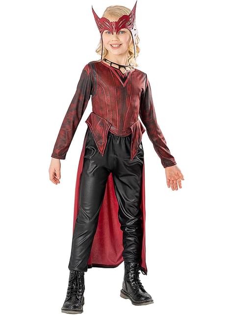 Disfraz de Bruja Escarlata deluxe para niña - Doctor Strange 2 - Rubies UK | Funidelia