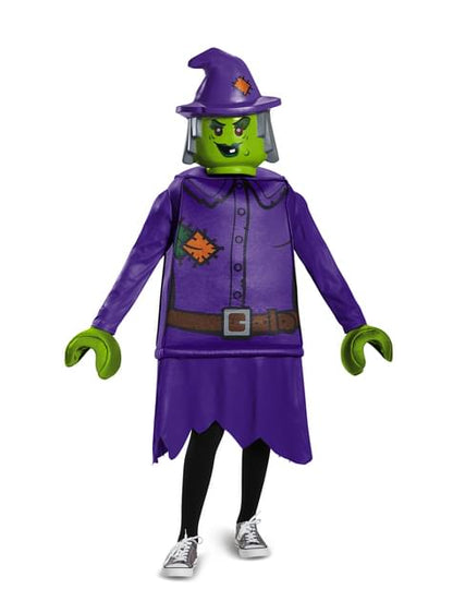 Disfraz de bruja malévola Lego para niña