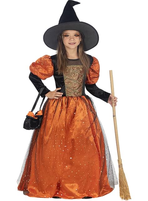 Disfraz de bruja Premium para niña - Funiglobal | Funidelia