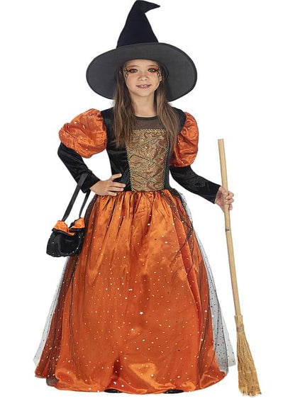 Disfraz de bruja Premium para niña - Funiglobal | Funidelia