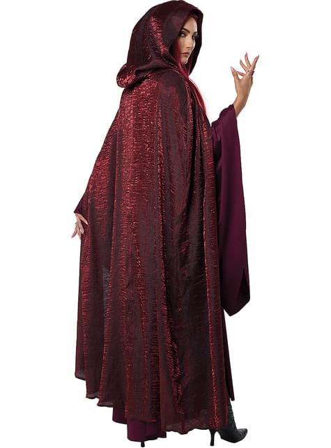 Disfraz de bruja roja para mujer