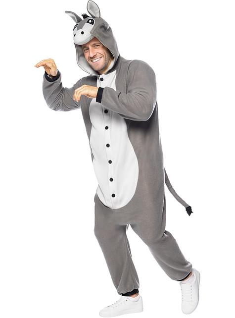 Disfraz de burro onesie para adulto - Funiglobal | Funidelia