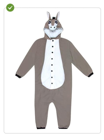 Disfraz de burro onesie para adulto - Funiglobal | Funidelia