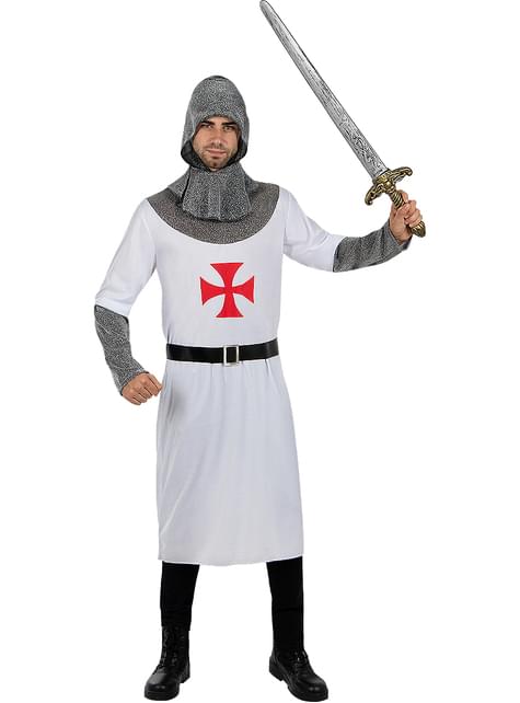 Disfraz de caballero templario para hombre - Funiglobal | Funidelia