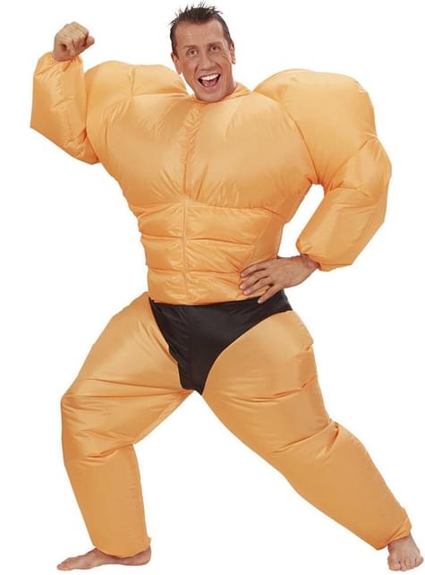 Disfraz de cachas hinchable para hombre